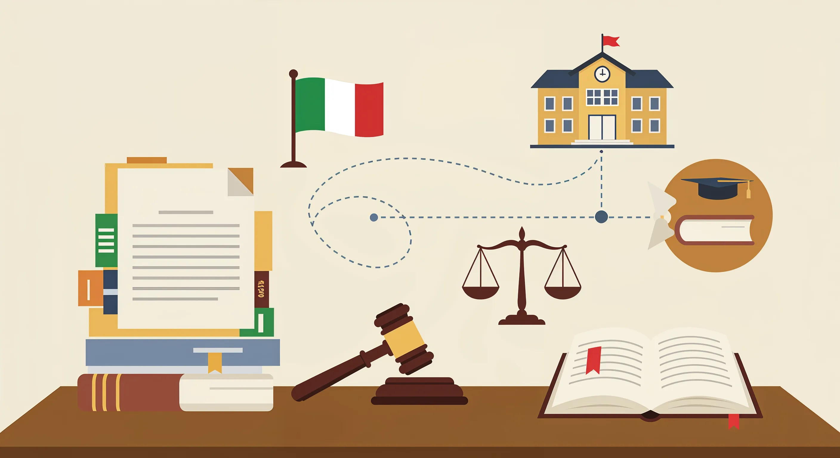 Mappa della normativa italiana sui BES con Legge 104 Legge 170 e Direttiva Ministeriale 2012