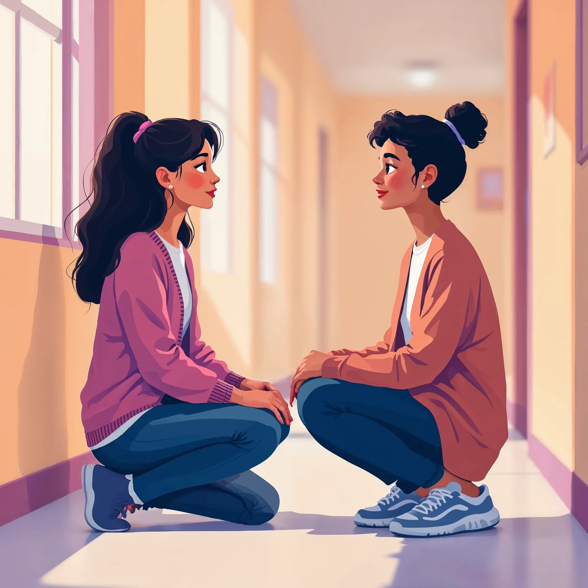 Docente che utilizza la comunicazione assertiva con gli studenti per migliorare il comportamento in classe