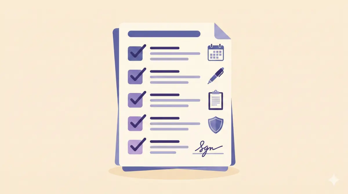 Esempio di nota disciplinare scritta correttamente con struttura chiara