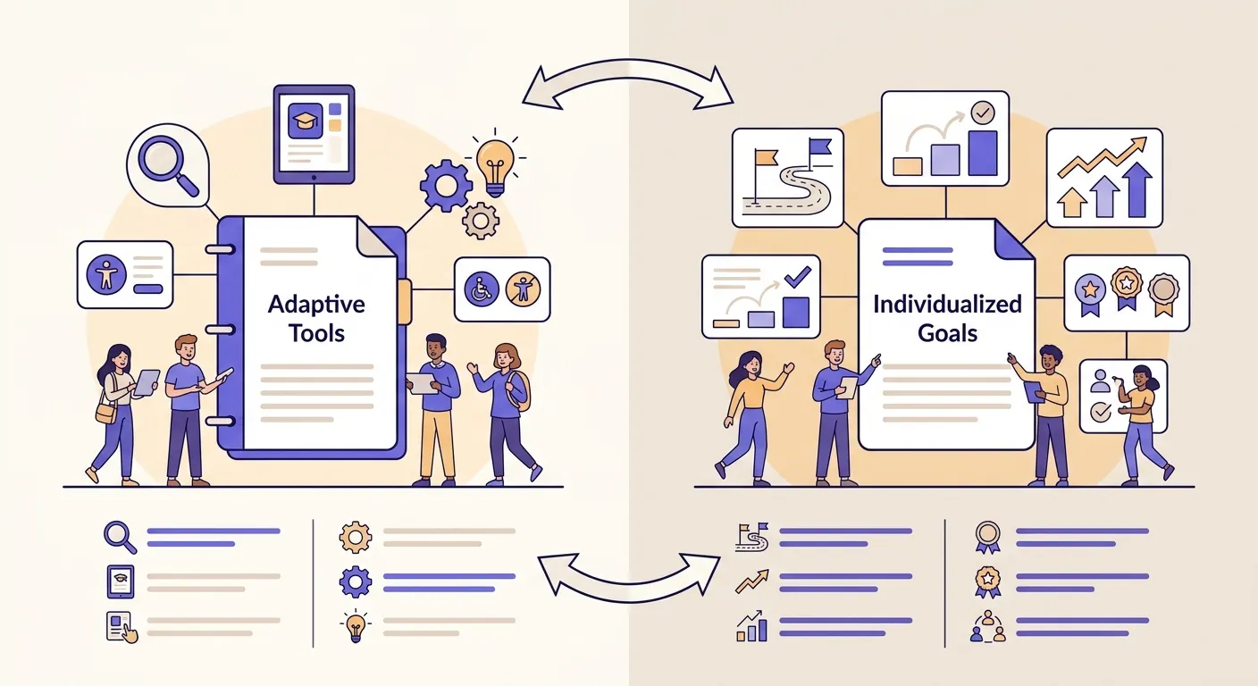Confronto visivo tra PDP e PEI con le differenze principali nella scuola italiana