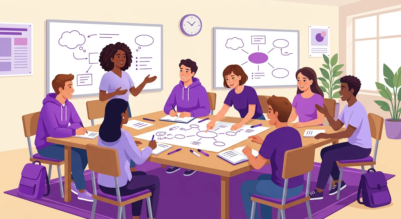 Studenti che partecipano alla definizione delle regole del sistema punti merito in classe