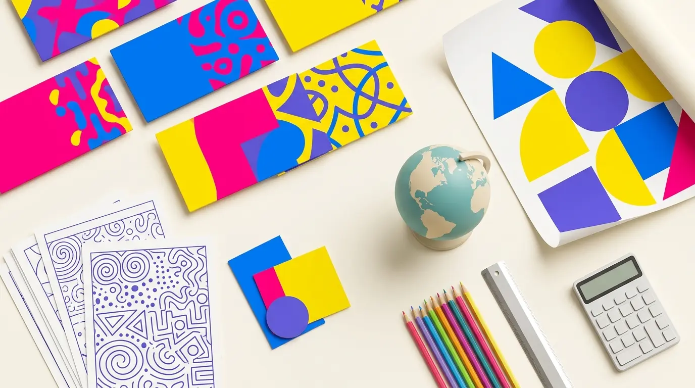 Esempi di materiali didattici creati con Canva per la scuola: presentazioni, schede e poster