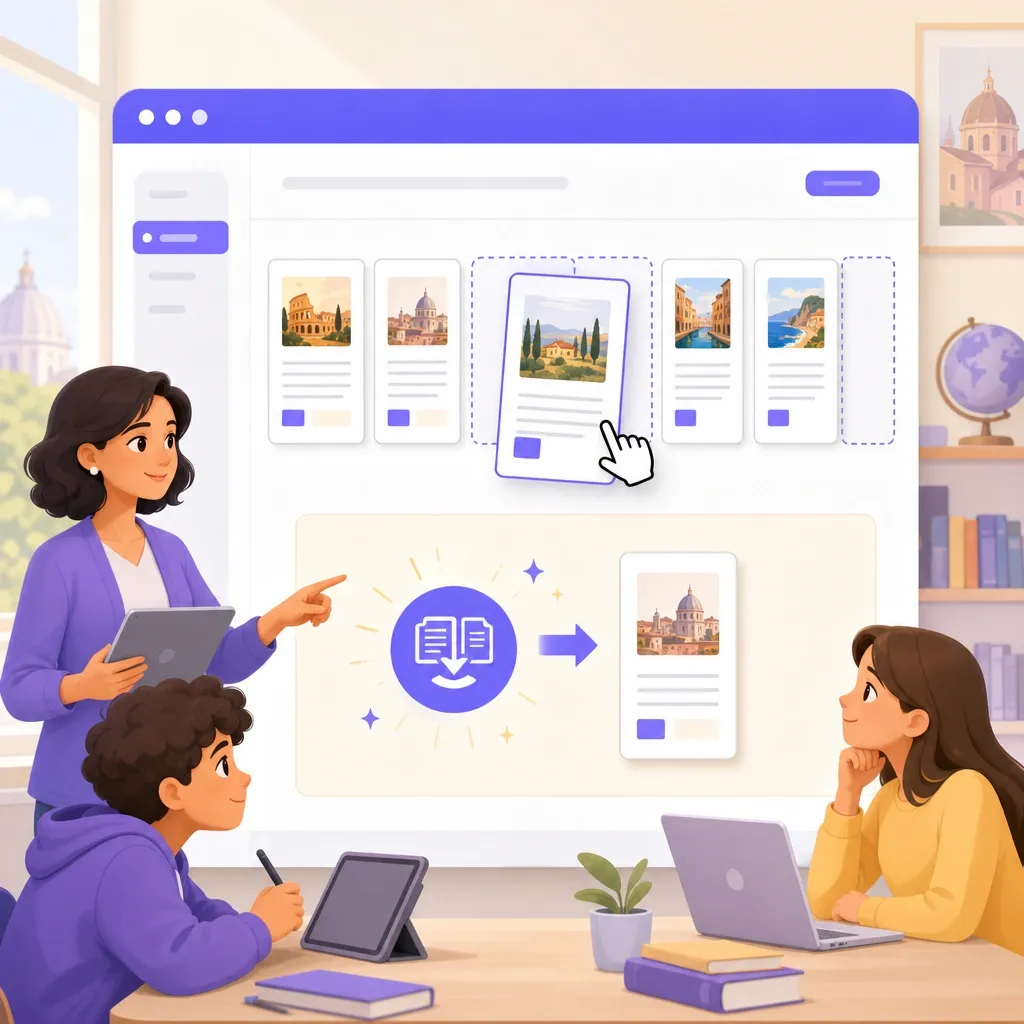Tre passaggi per unire file PDF online gratis riordinando l'elenco dei file nel browser