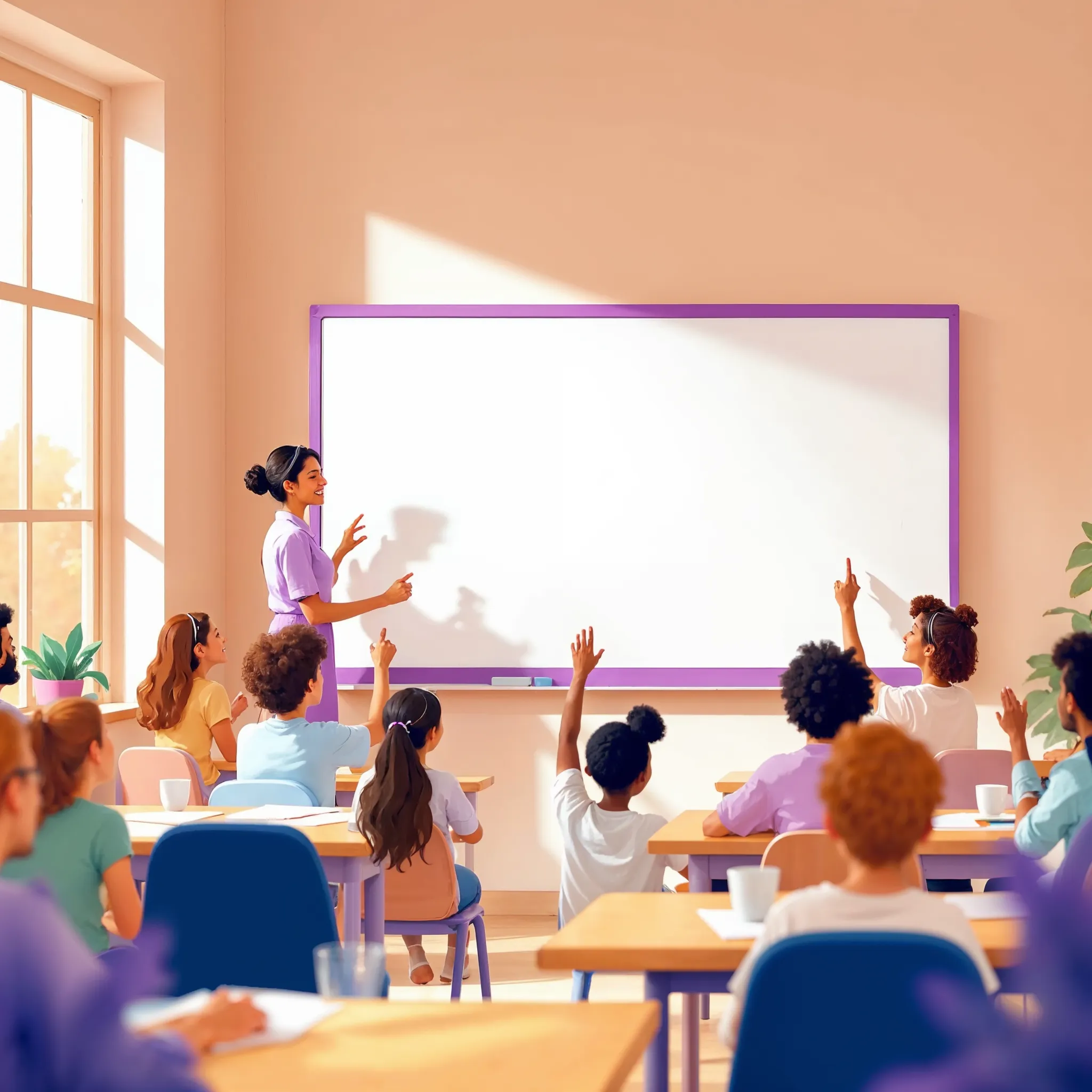 Studenti e docente che definiscono insieme le regole di comportamento della classe