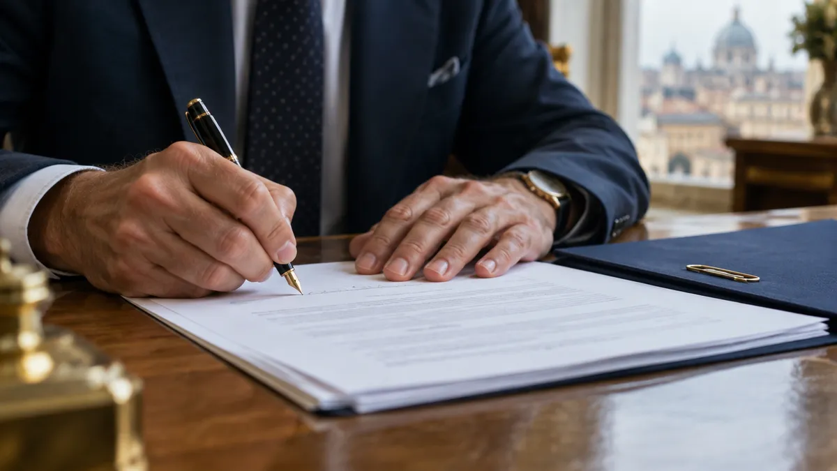 Firma della convenzione di formazione scuola-lavoro FSL tra scuola e struttura ospitante