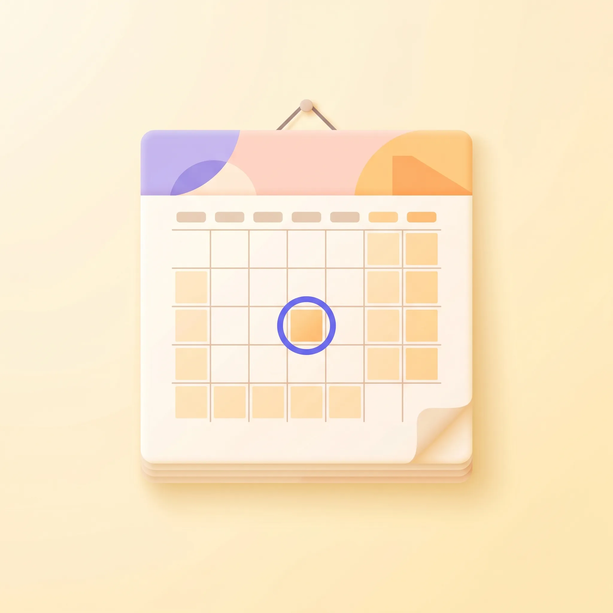 Calendario che evidenzia la scadenza di metà maggio per il documento del consiglio di classe