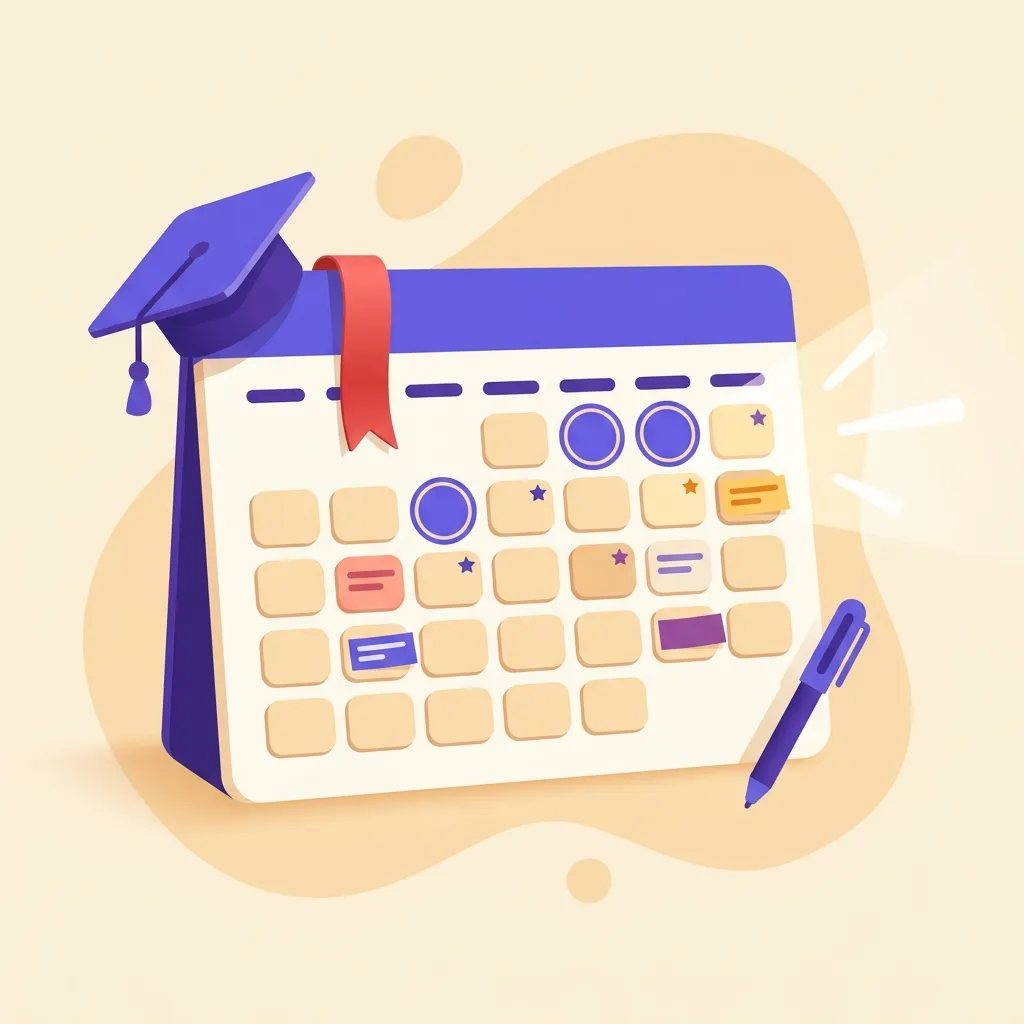 Calendario di giugno 2026 con date evidenziate dell'esame di maturità prima e seconda prova scritta