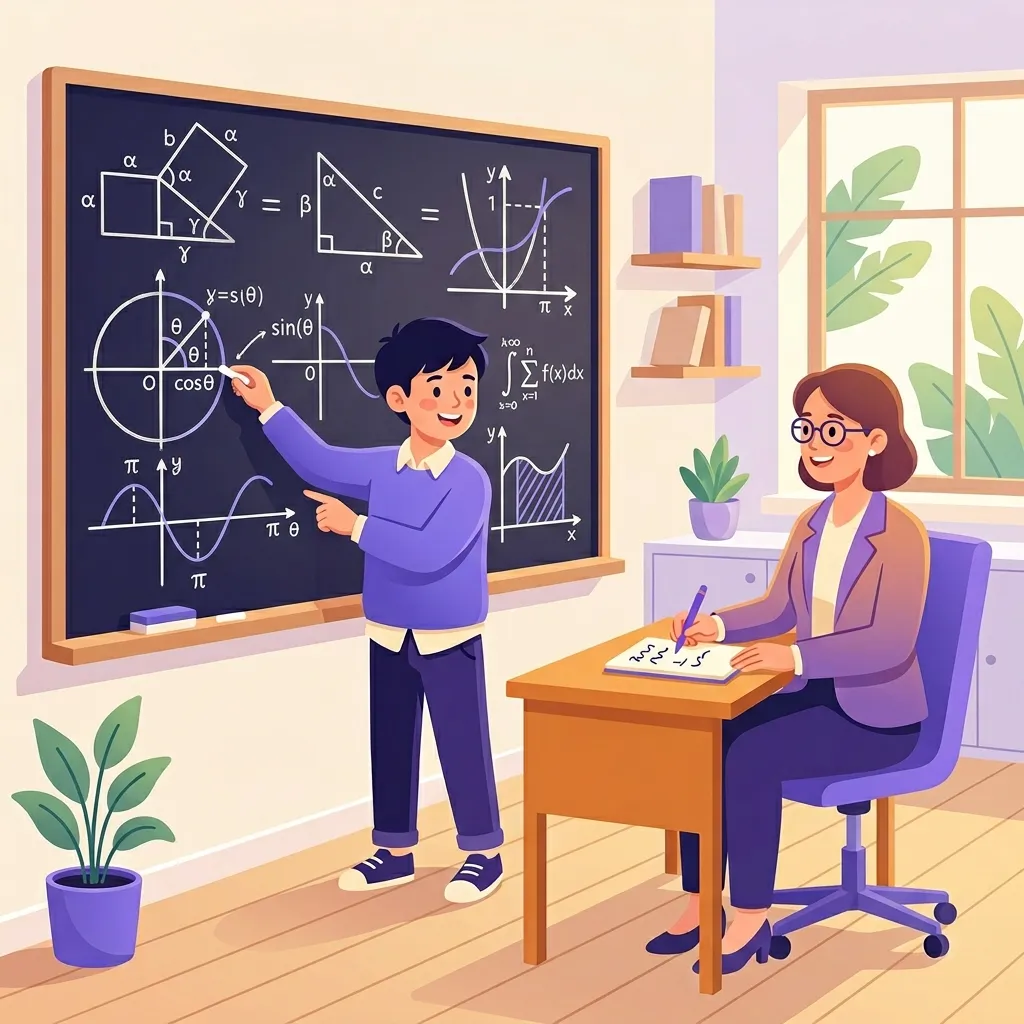 Griglia di valutazione della prova orale di matematica con indicatori di conoscenza applicazione e ragionamento