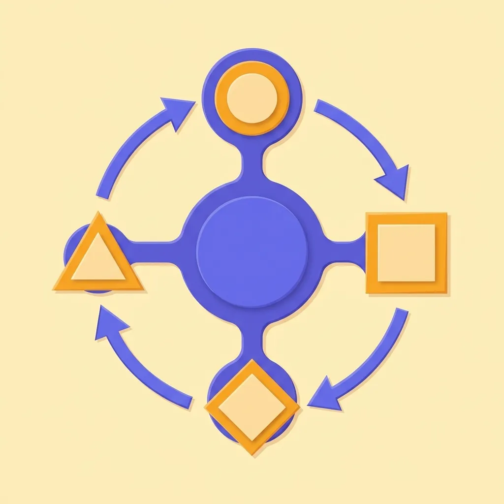 Diagramma circolare 4 fasi learning by doing azione riflessione generalizzazione applicazione