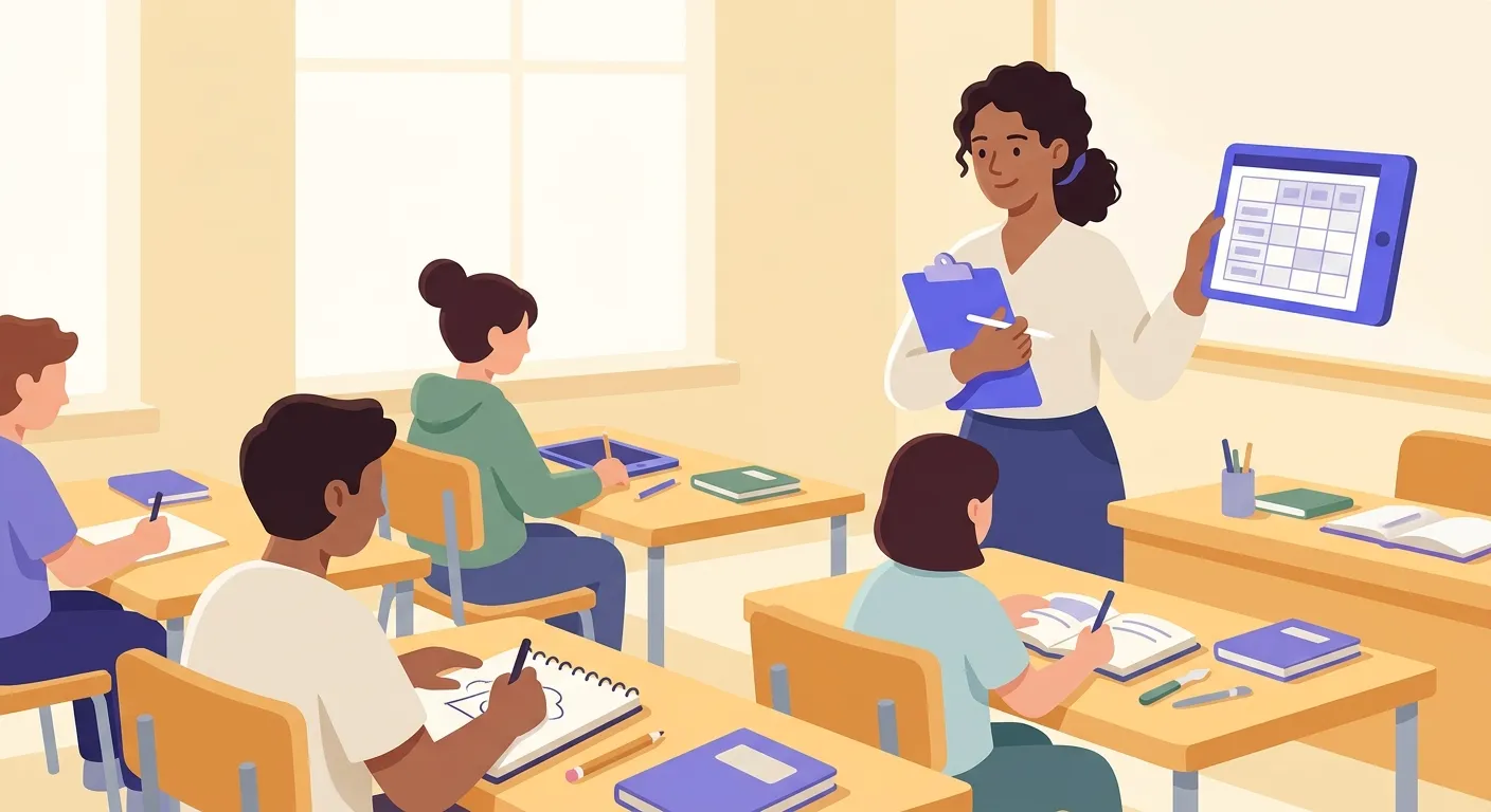 Docente italiana valuta attività learning by doing con rubrica osservativa e diario di bordo studenti