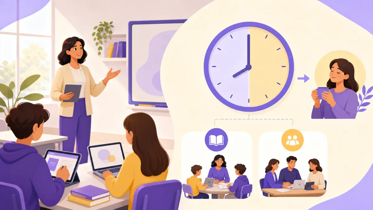 Orario di cattedra ridotto alla metà per il docente in part time, con le ore di lezione e gli impegni collegiali proporzionati