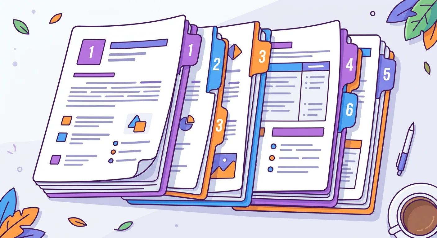Schema struttura piano di lavoro annuale con sezioni e contenuti organizzati per quadrimestre