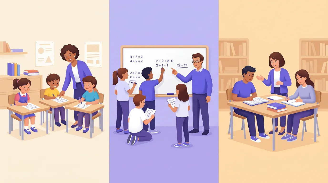 Tre scenari di recupero scolastico primaria secondaria primo grado e secondaria secondo grado con docenti