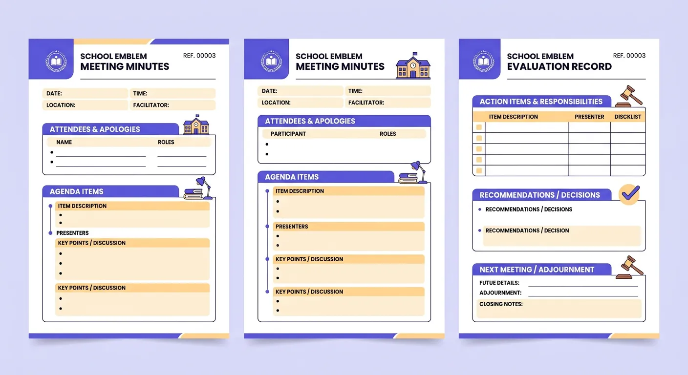 Modello di verbale dello scrutinio finale compilato con le sezioni chiave per i docenti