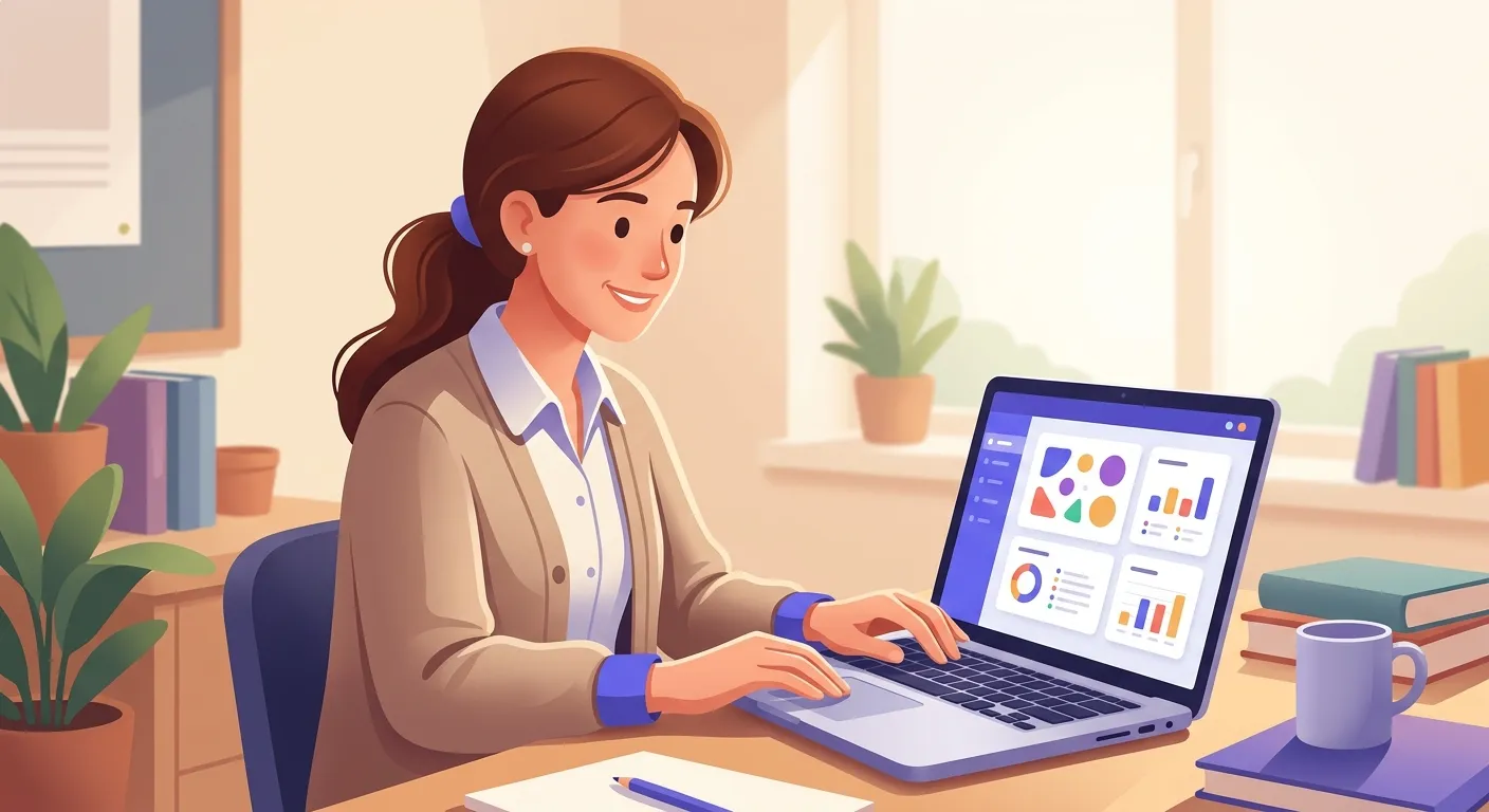 Portale NoIPA con stipendio docenti italiani 2026 e voci cedolino visualizzato su laptop in ambiente scolastico