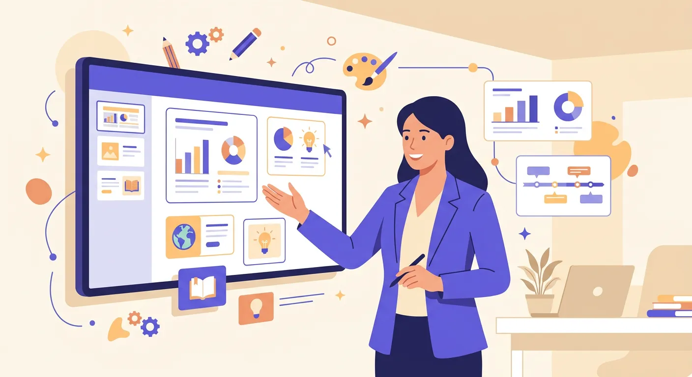 Creazione di contenuti didattici digitali con strumenti come Canva e Genially