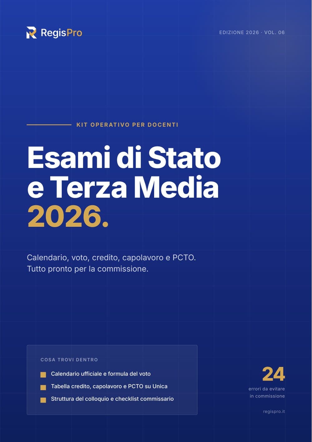 Copertina del PDF gratuito: Kit Esami 2026